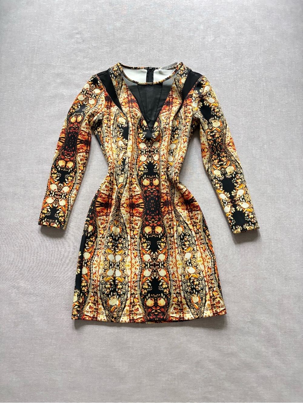 Ministry of Style funky abstract bodycon whimsigoth club dress Size 8